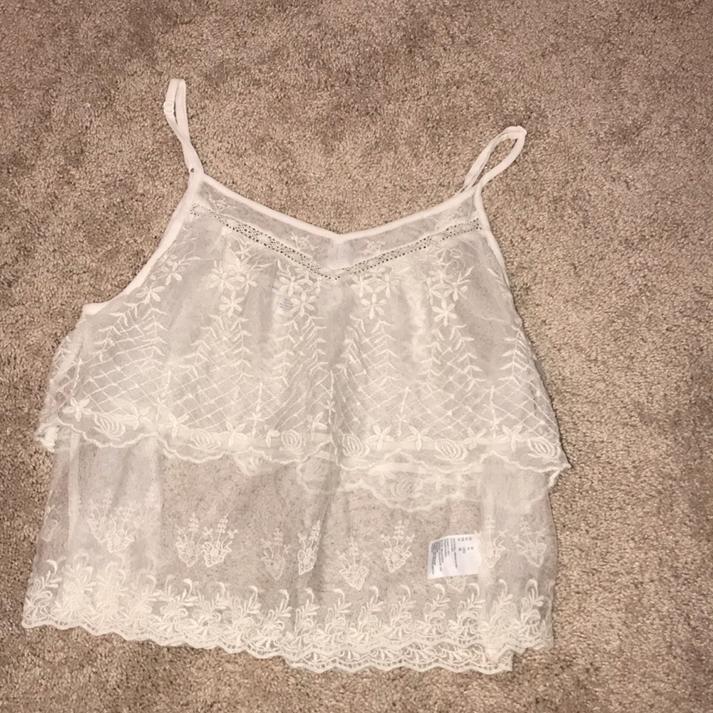 American eagle sheer top
